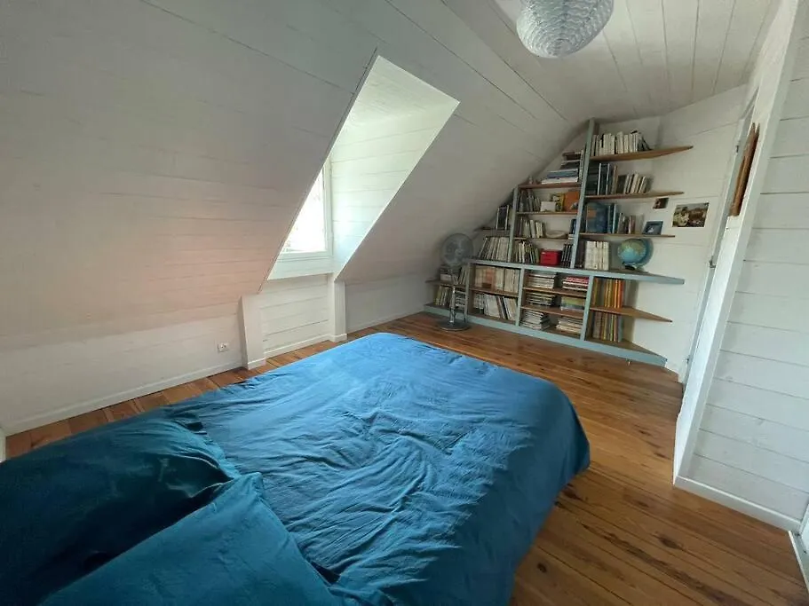 Maison En Bois Avec Piscine A 1000 M Des Plages. Guidel Villa